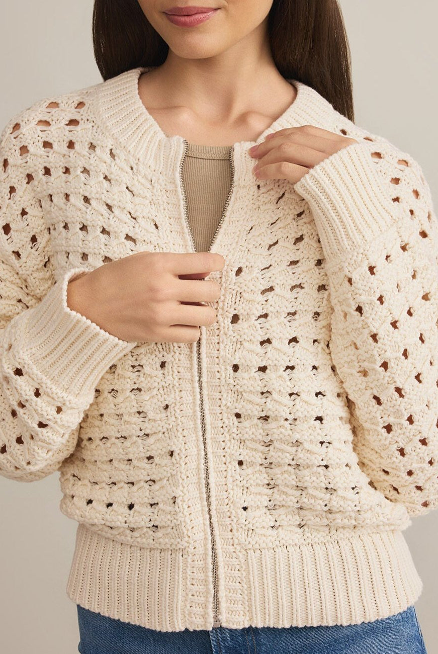 Liam Sweater Jacket-Jackets-Vixen Collection, Day Spa and Women's Boutique Located in Seattle, Washington