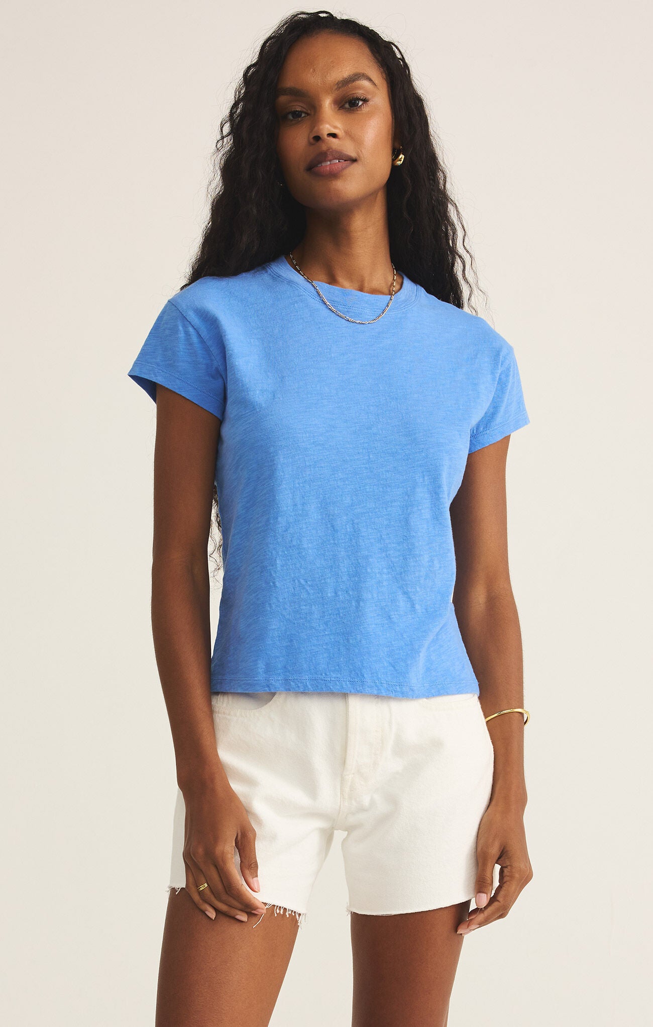 Z OLD Modern Slub Tee-Short Sleeves-Vixen Collection, Day Spa and Women's Boutique Located in Seattle, Washington