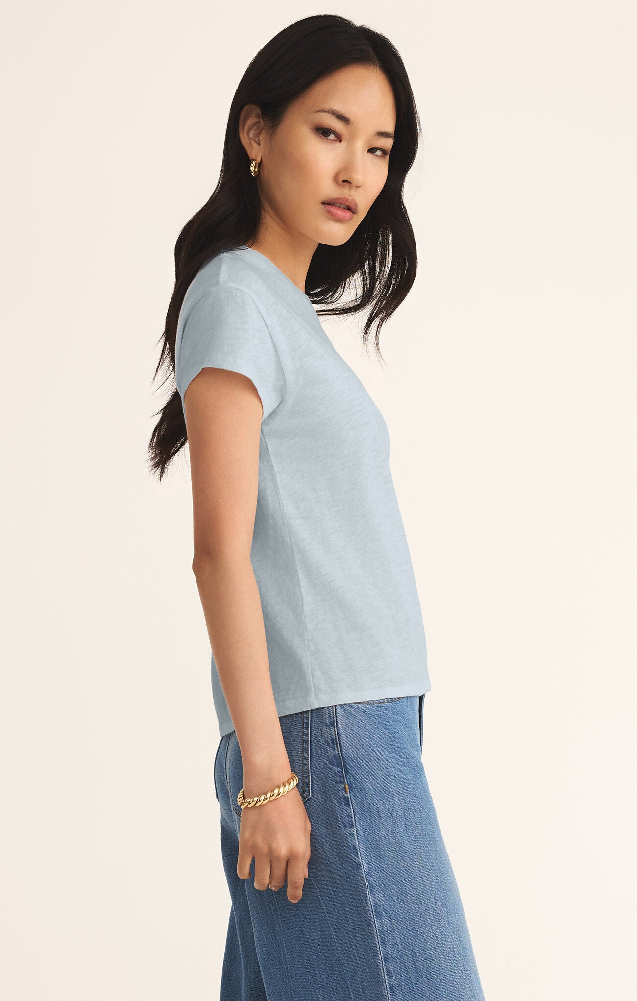 Z OLD Modern Slub Tee-Short Sleeves-Vixen Collection, Day Spa and Women's Boutique Located in Seattle, Washington