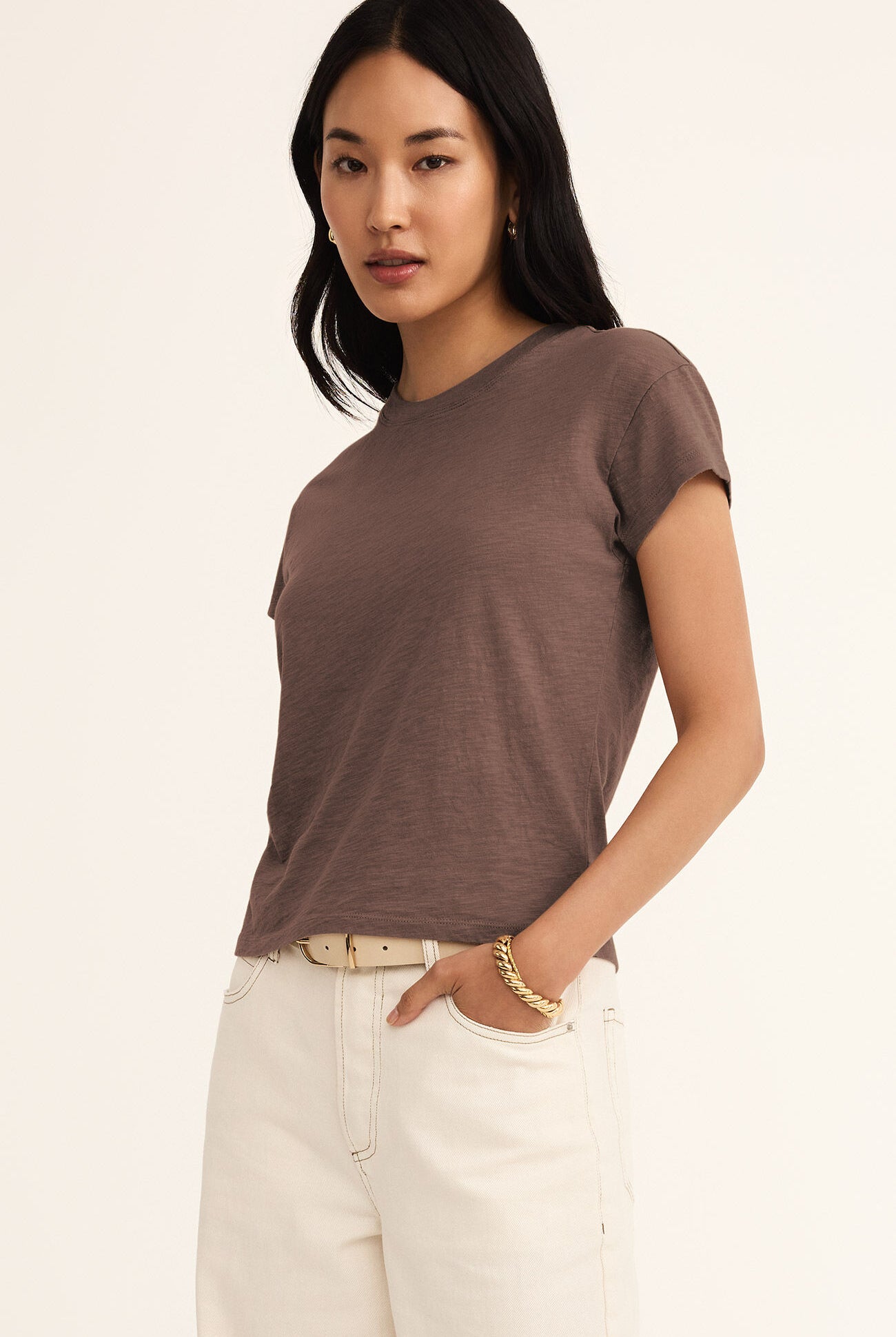 Modern Slub Tee-Short Sleeves-Vixen Collection, Day Spa and Women's Boutique Located in Seattle, Washington