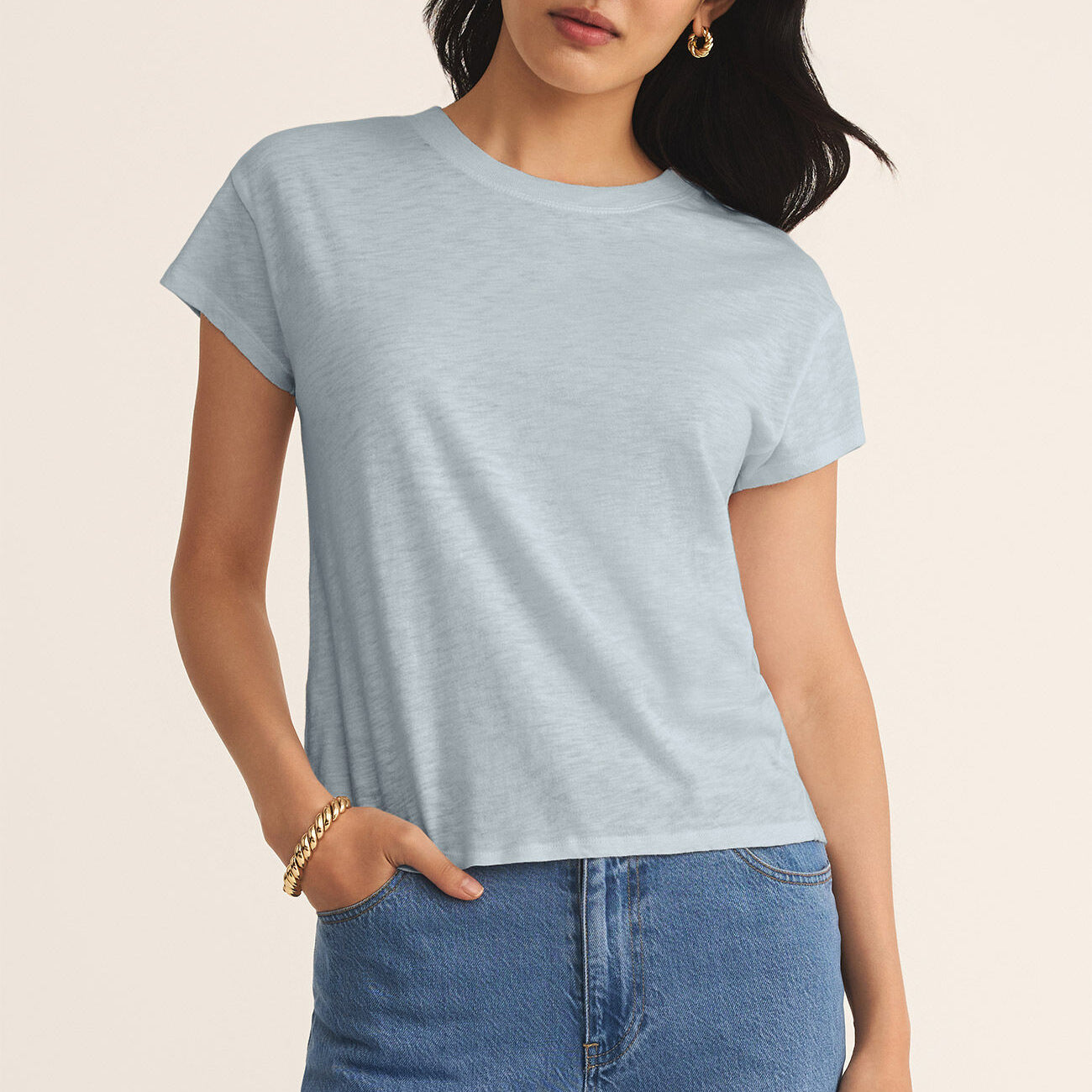 Modern Slub Tee-Short Sleeves-Vixen Collection, Day Spa and Women's Boutique Located in Seattle, Washington