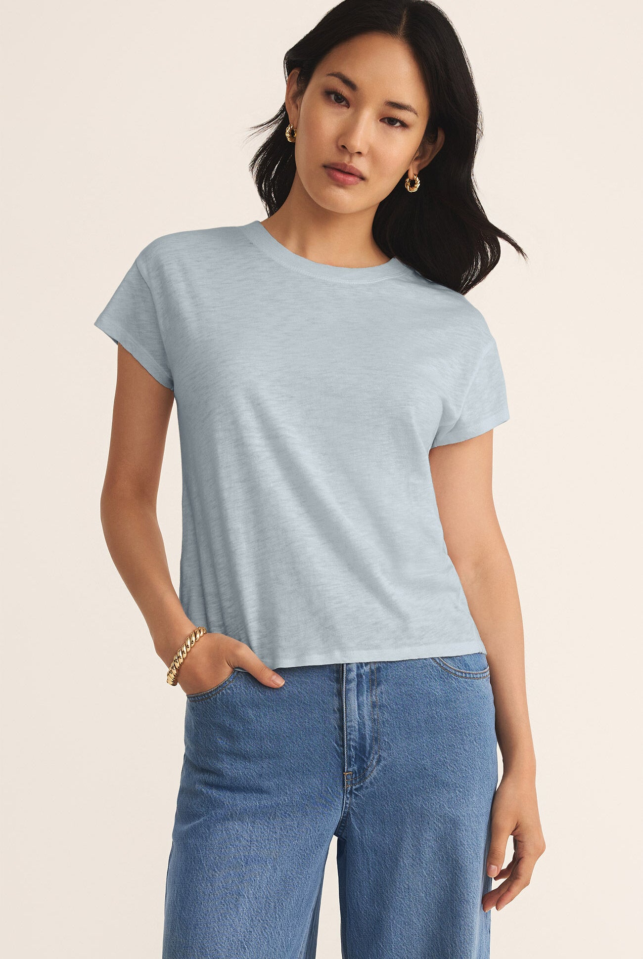 Modern Slub Tee-Short Sleeves-Vixen Collection, Day Spa and Women's Boutique Located in Seattle, Washington