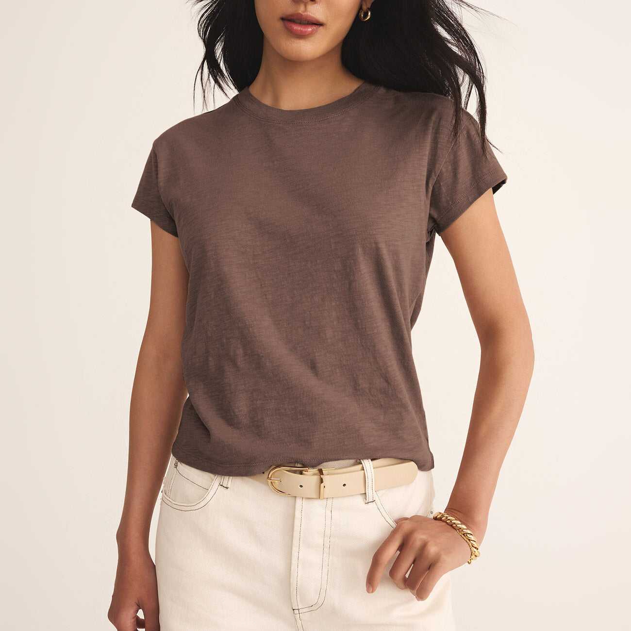 Modern Slub Tee-Short Sleeves-Vixen Collection, Day Spa and Women's Boutique Located in Seattle, Washington