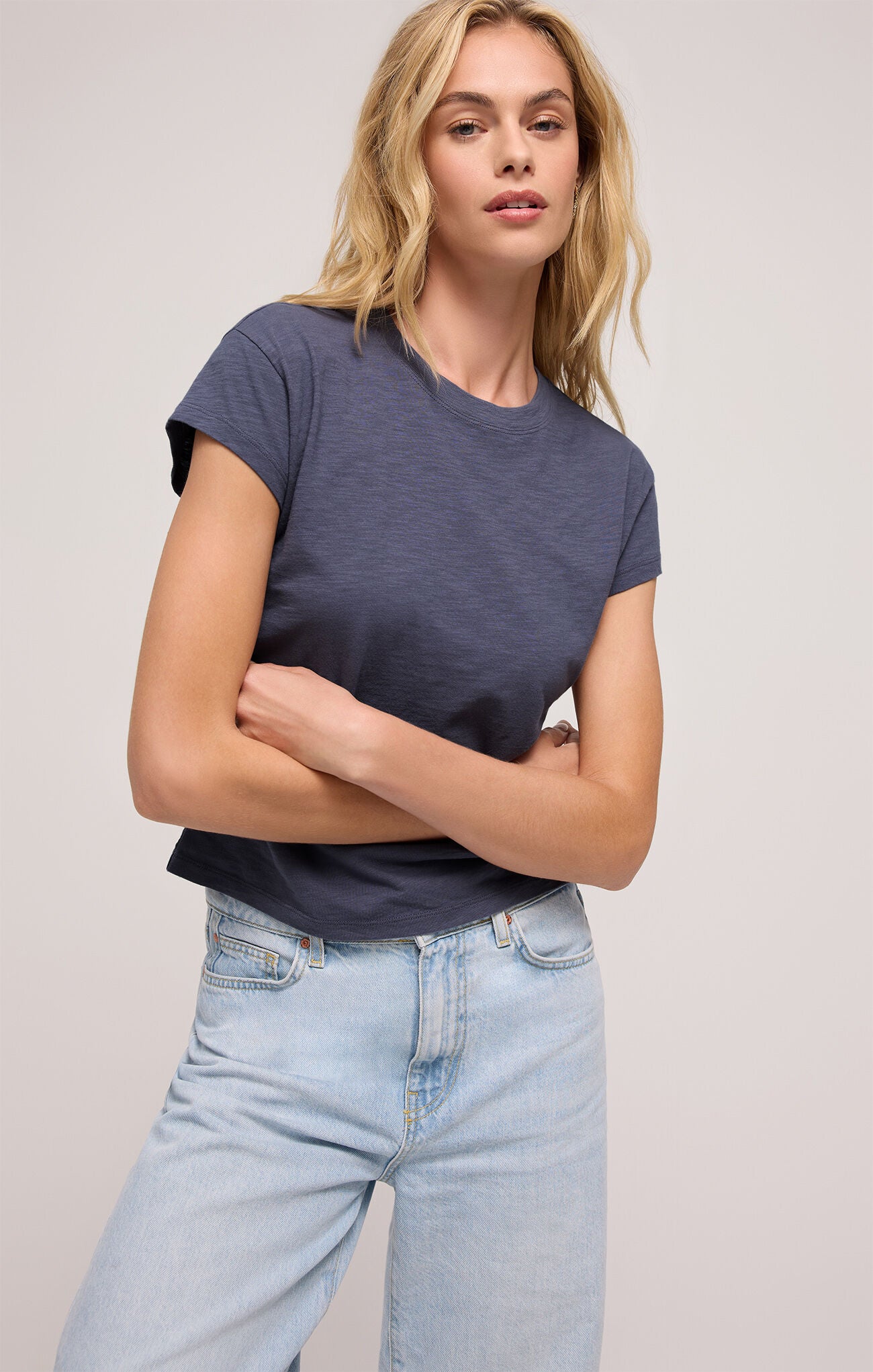 Z OLD Modern Slub Tee-Short Sleeves-Vixen Collection, Day Spa and Women's Boutique Located in Seattle, Washington