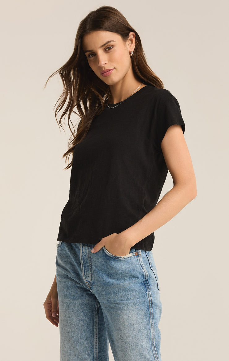 Z OLD Modern Slub Tee-Short Sleeves-Vixen Collection, Day Spa and Women's Boutique Located in Seattle, Washington