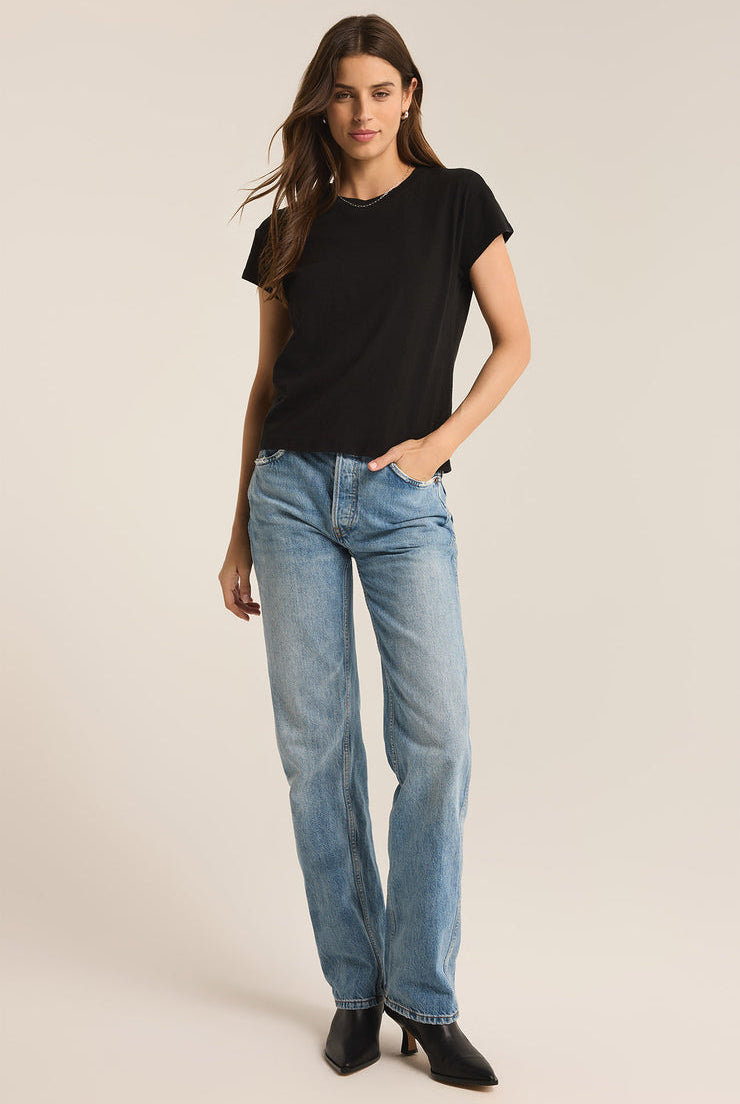 Modern Slub Tee-Short Sleeves-Vixen Collection, Day Spa and Women's Boutique Located in Seattle, Washington