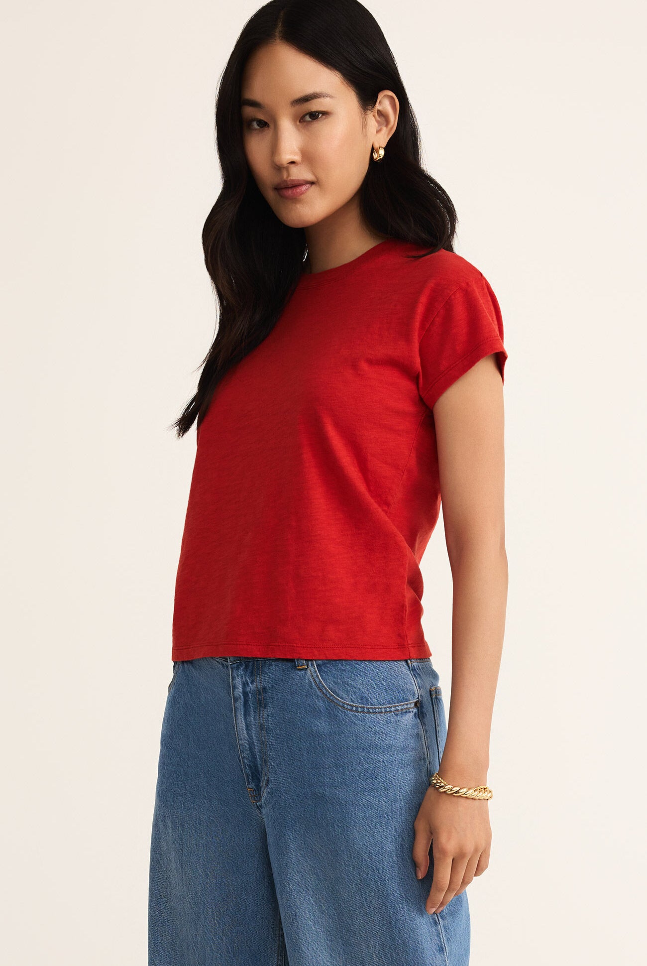 Modern Slub Tee-Short Sleeves-Vixen Collection, Day Spa and Women's Boutique Located in Seattle, Washington