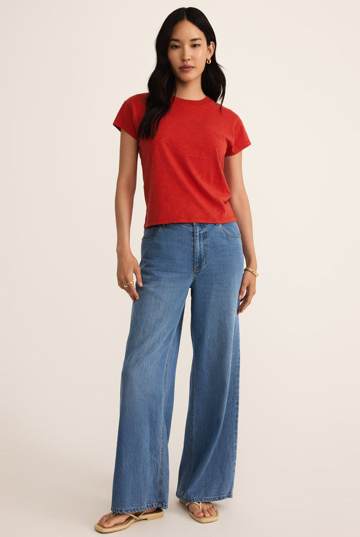 Modern Slub Tee-Short Sleeves-Vixen Collection, Day Spa and Women's Boutique Located in Seattle, Washington