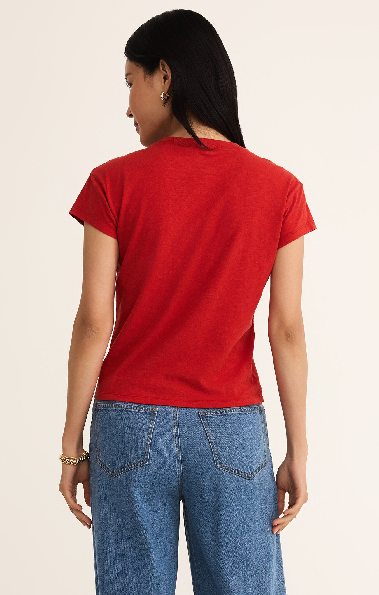 Z OLD Modern Slub Tee-Short Sleeves-Vixen Collection, Day Spa and Women's Boutique Located in Seattle, Washington