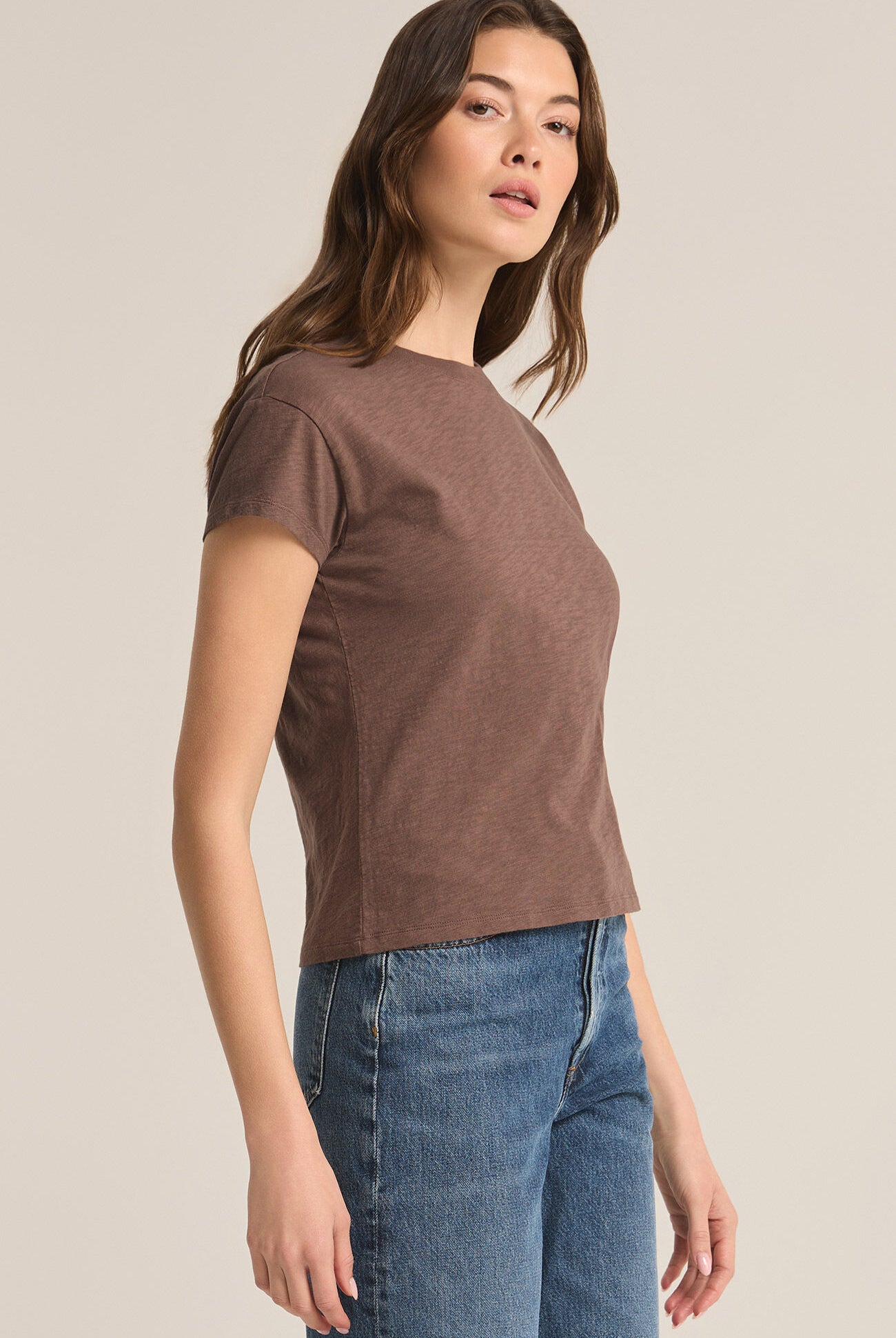 Modern Slub Tee-Short Sleeves-Vixen Collection, Day Spa and Women's Boutique Located in Seattle, Washington