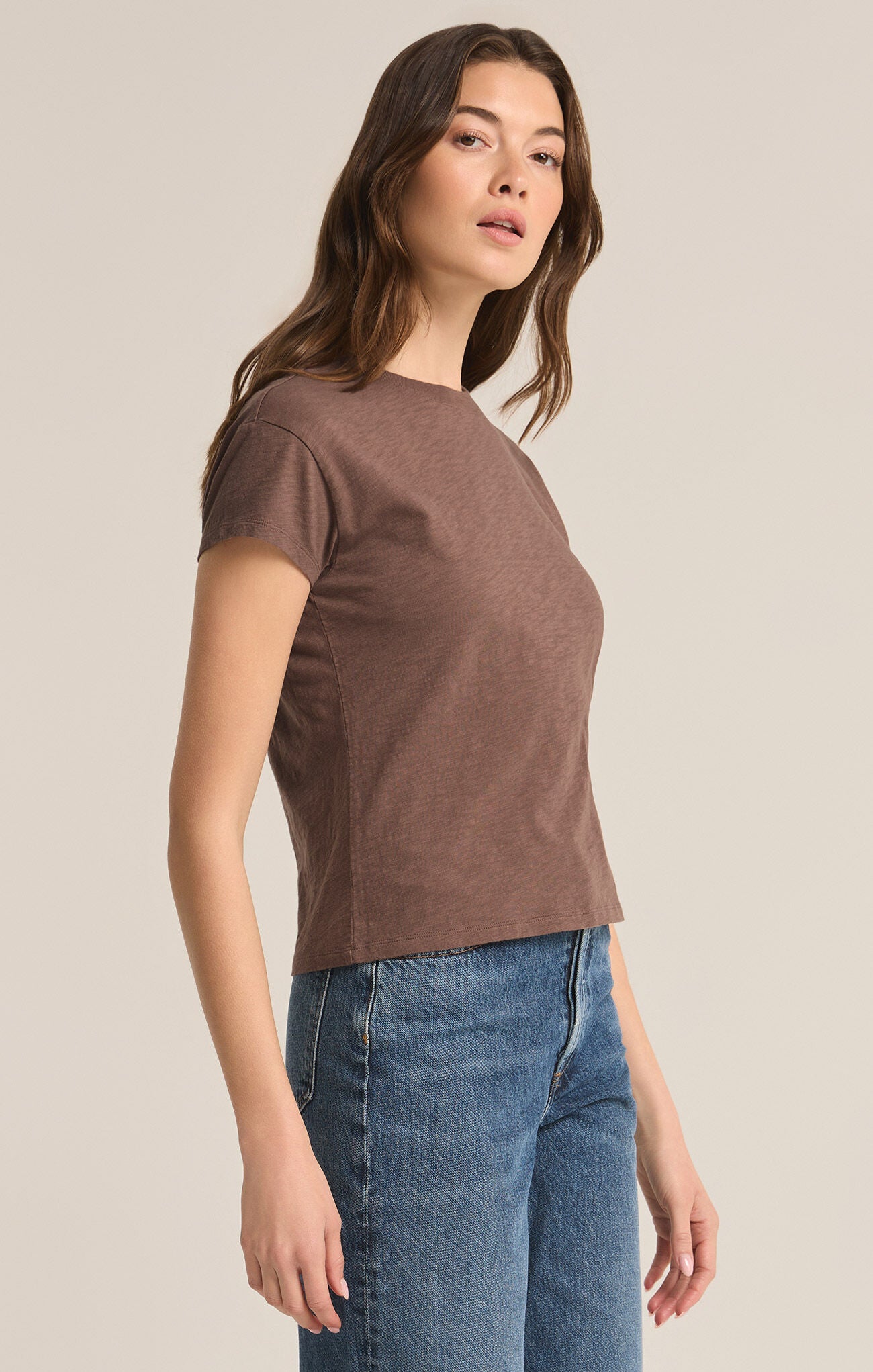 Z OLD Modern Slub Tee-Short Sleeves-Vixen Collection, Day Spa and Women's Boutique Located in Seattle, Washington