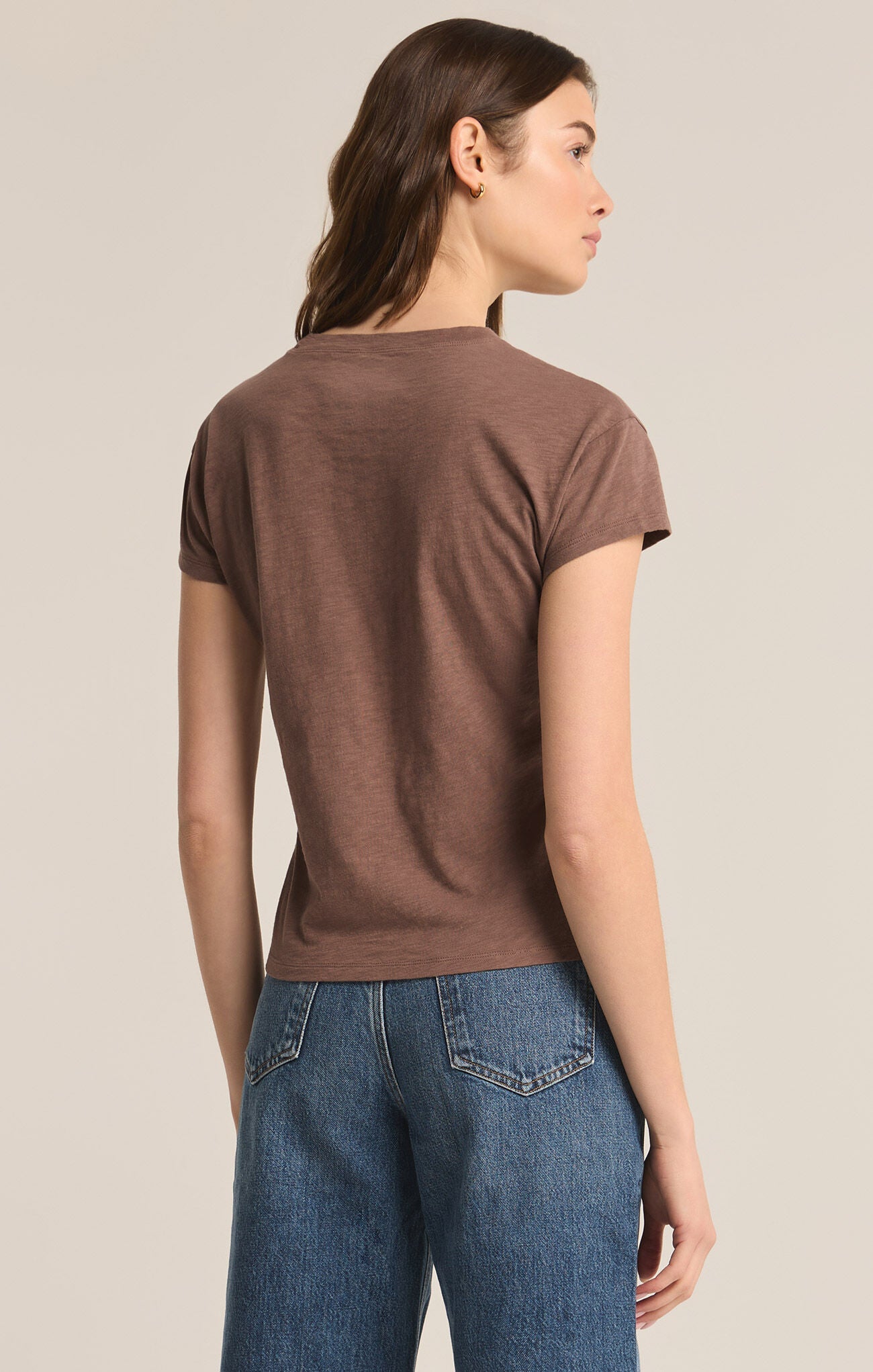 Z OLD Modern Slub Tee-Short Sleeves-Vixen Collection, Day Spa and Women's Boutique Located in Seattle, Washington