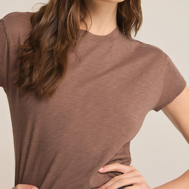 Modern Slub Tee-Short Sleeves-Vixen Collection, Day Spa and Women's Boutique Located in Seattle, Washington