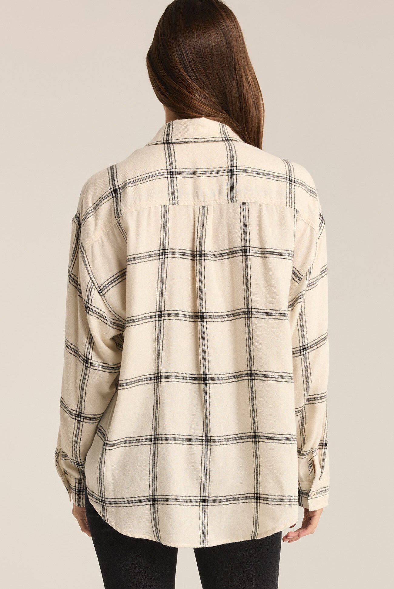 River Plaid Button Up-Long Sleeves-Vixen Collection, Day Spa and Women's Boutique Located in Seattle, Washington