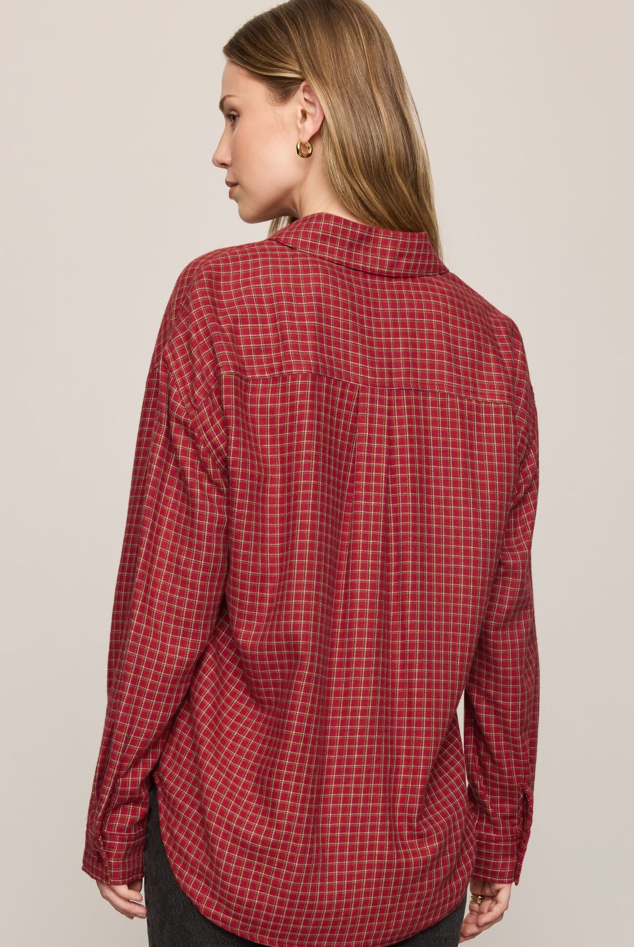 River Plaid Button Up-Long Sleeves-Vixen Collection, Day Spa and Women's Boutique Located in Seattle, Washington