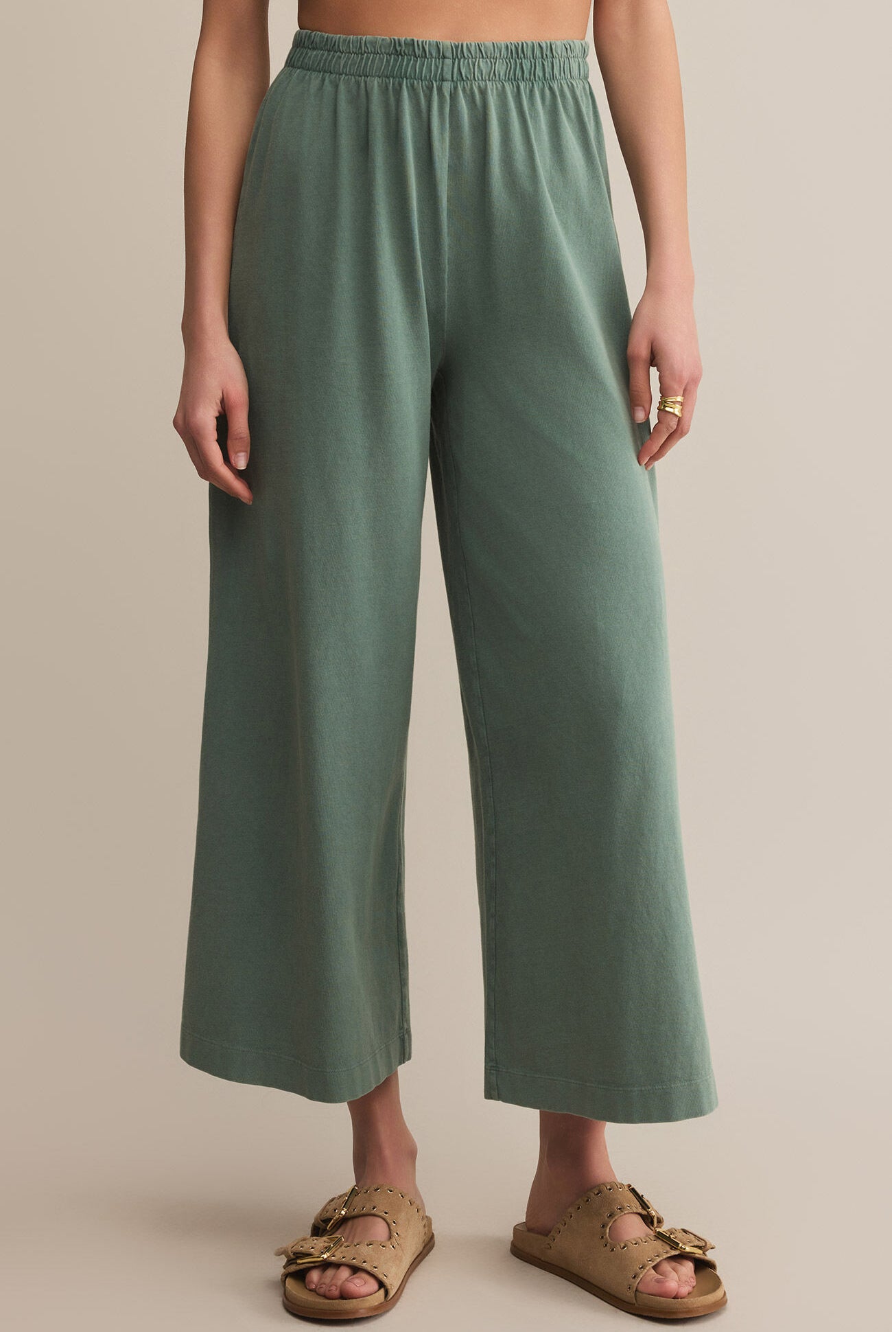 Scout Jersey Crop Flare Pant-Pants-Vixen Collection, Day Spa and Women's Boutique Located in Seattle, Washington