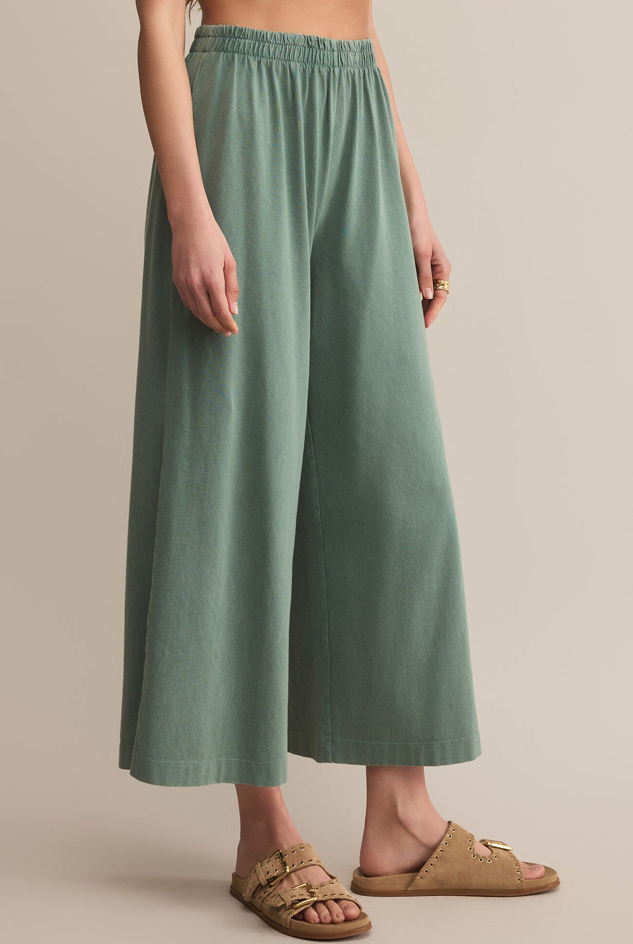 Scout Jersey Crop Flare Pant-Pants-Vixen Collection, Day Spa and Women's Boutique Located in Seattle, Washington