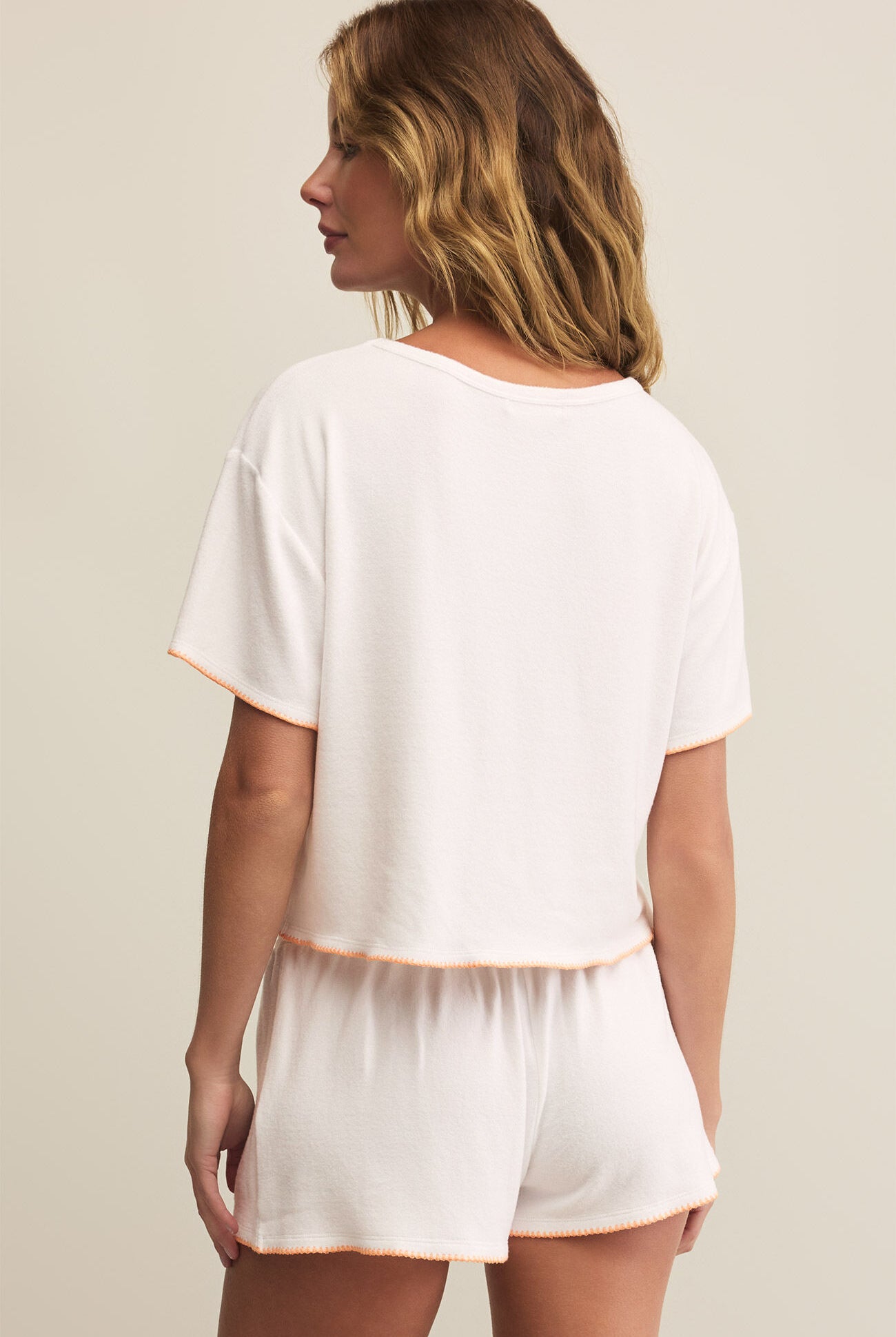 Seas The Day Stitch Top-Short Sleeves-Vixen Collection, Day Spa and Women's Boutique Located in Seattle, Washington