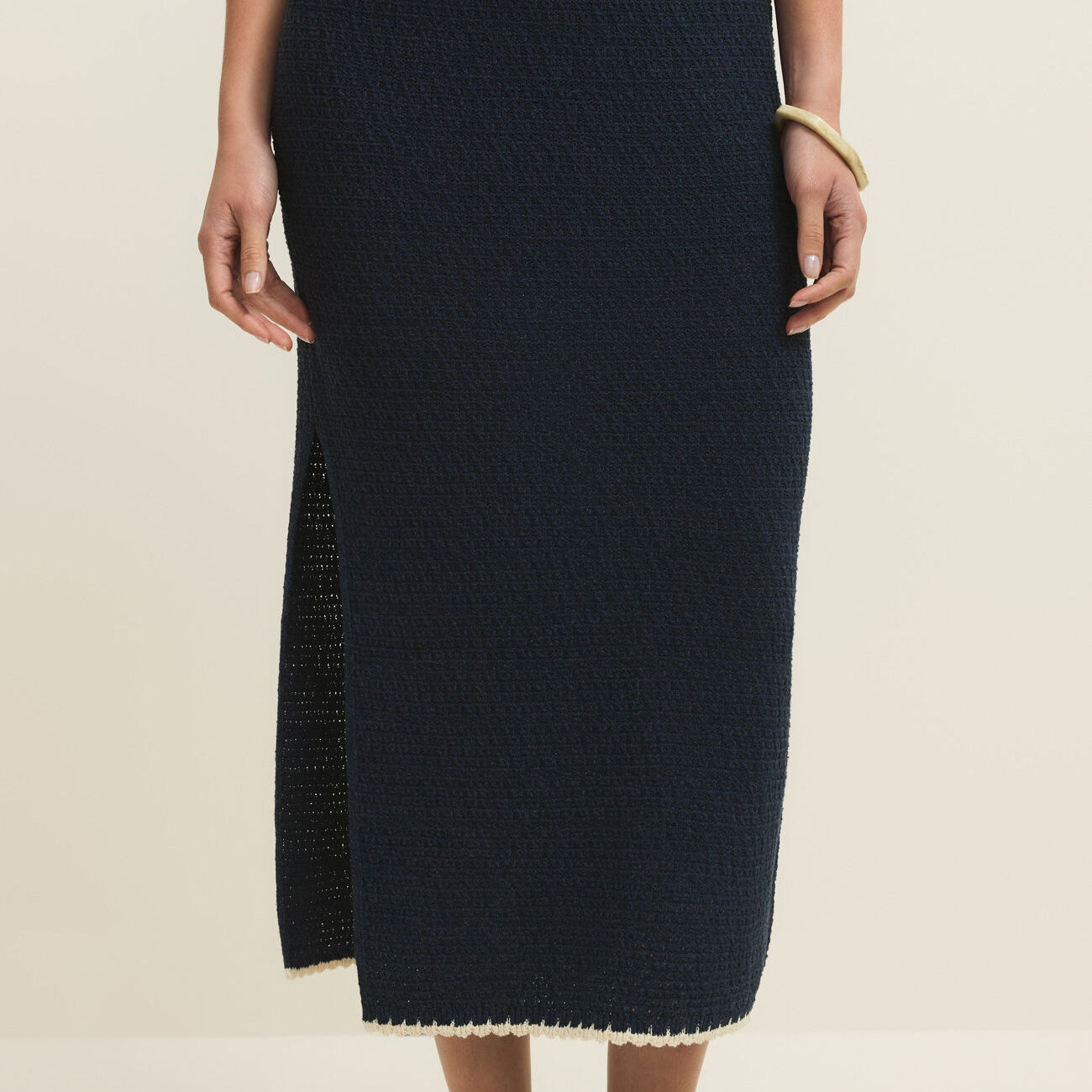 Yessenia Whipstitch Skirt-Skirts-Vixen Collection, Day Spa and Women's Boutique Located in Seattle, Washington