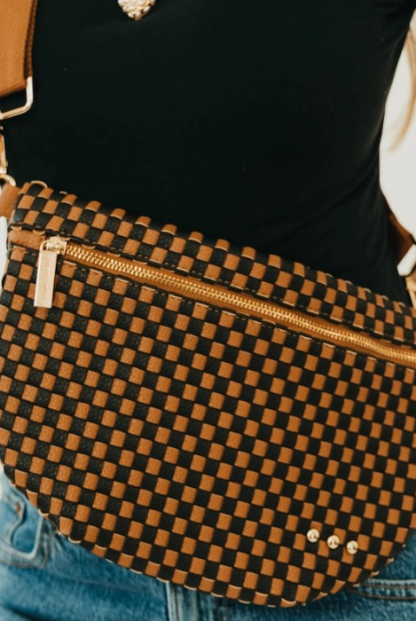 Westlyn Woven Bum Bag-Bags + Wallets-Vixen Collection, Day Spa and Women's Boutique Located in Seattle, Washington