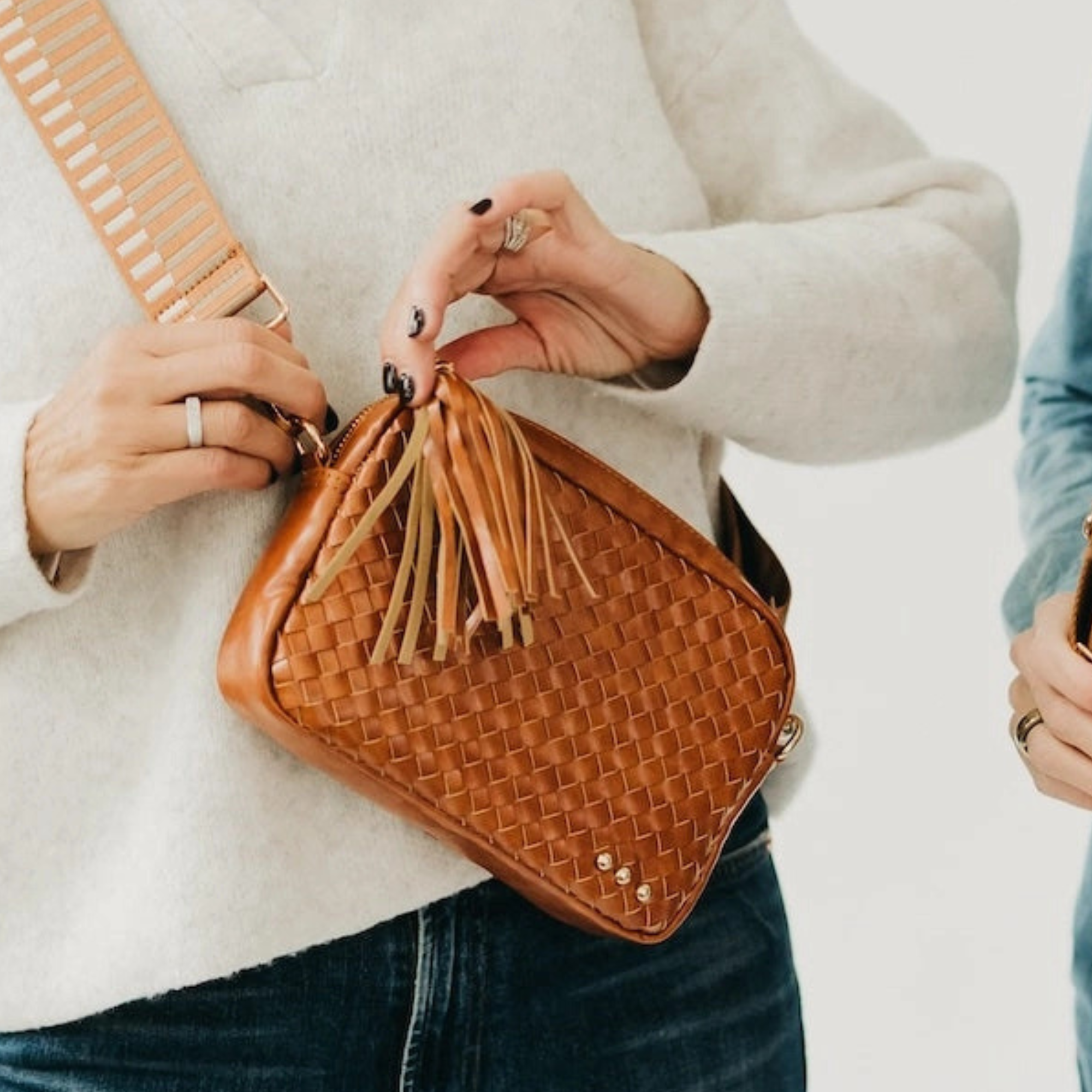 Woven Willow Camera Crossbody Bag-Bags + Wallets-Vixen Collection, Day Spa and Women's Boutique Located in Seattle, Washington