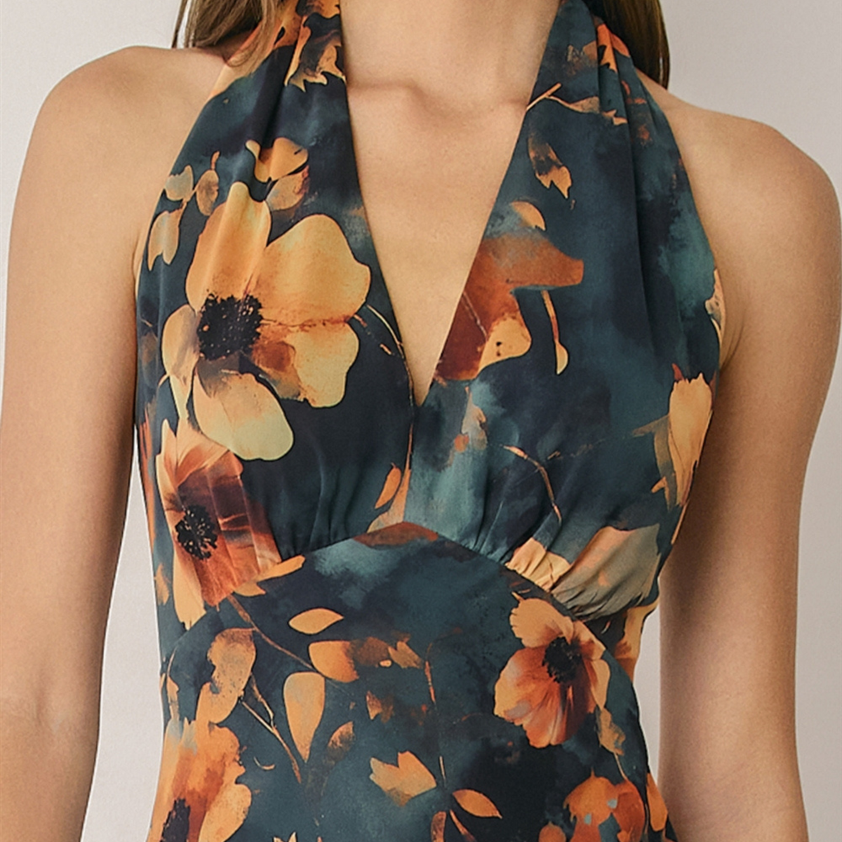 Wrapped In A Flower Dress