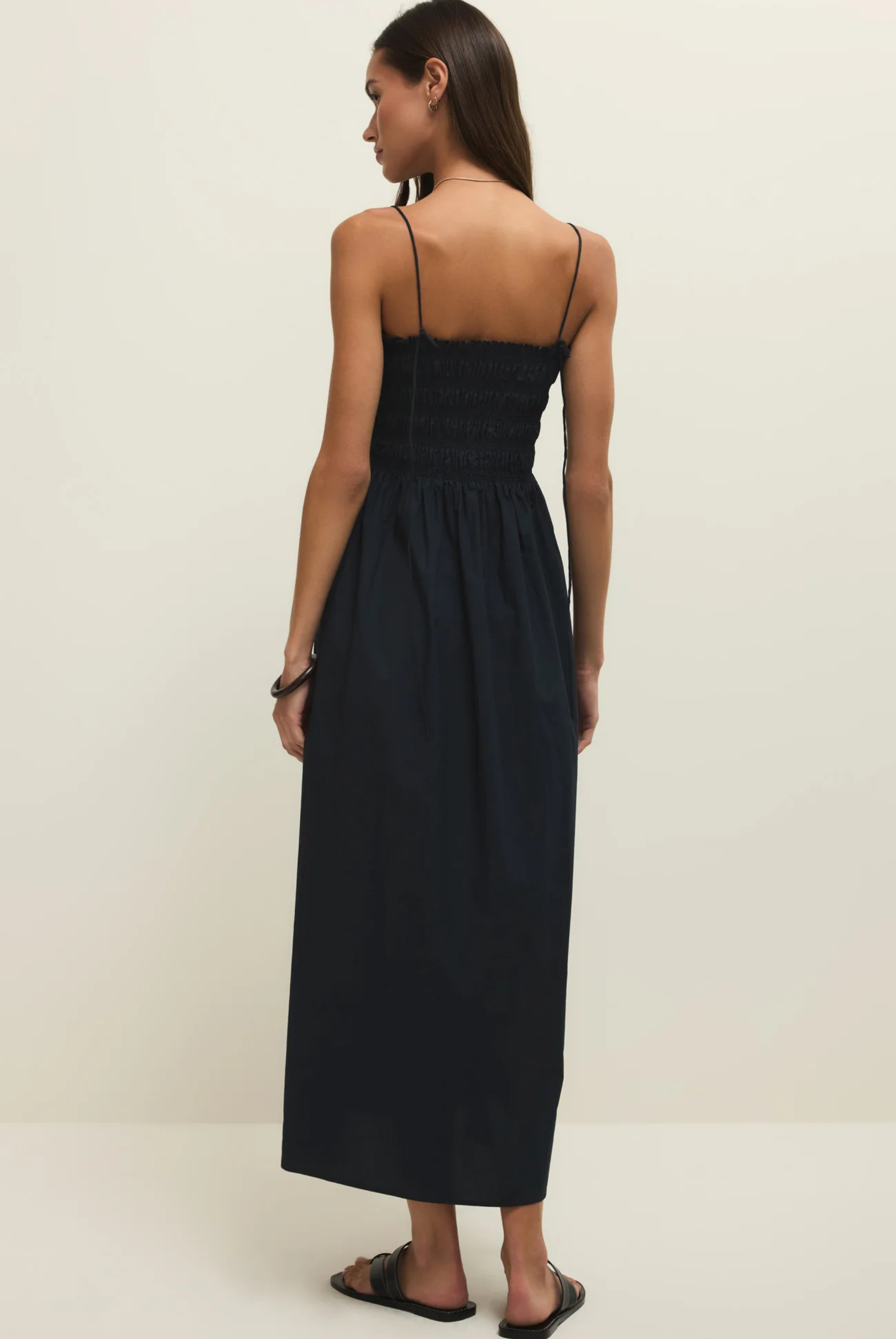Cornelia Poplin Midi Dress-One Pieces-Vixen Collection, Day Spa and Women's Boutique Located in Seattle, Washington