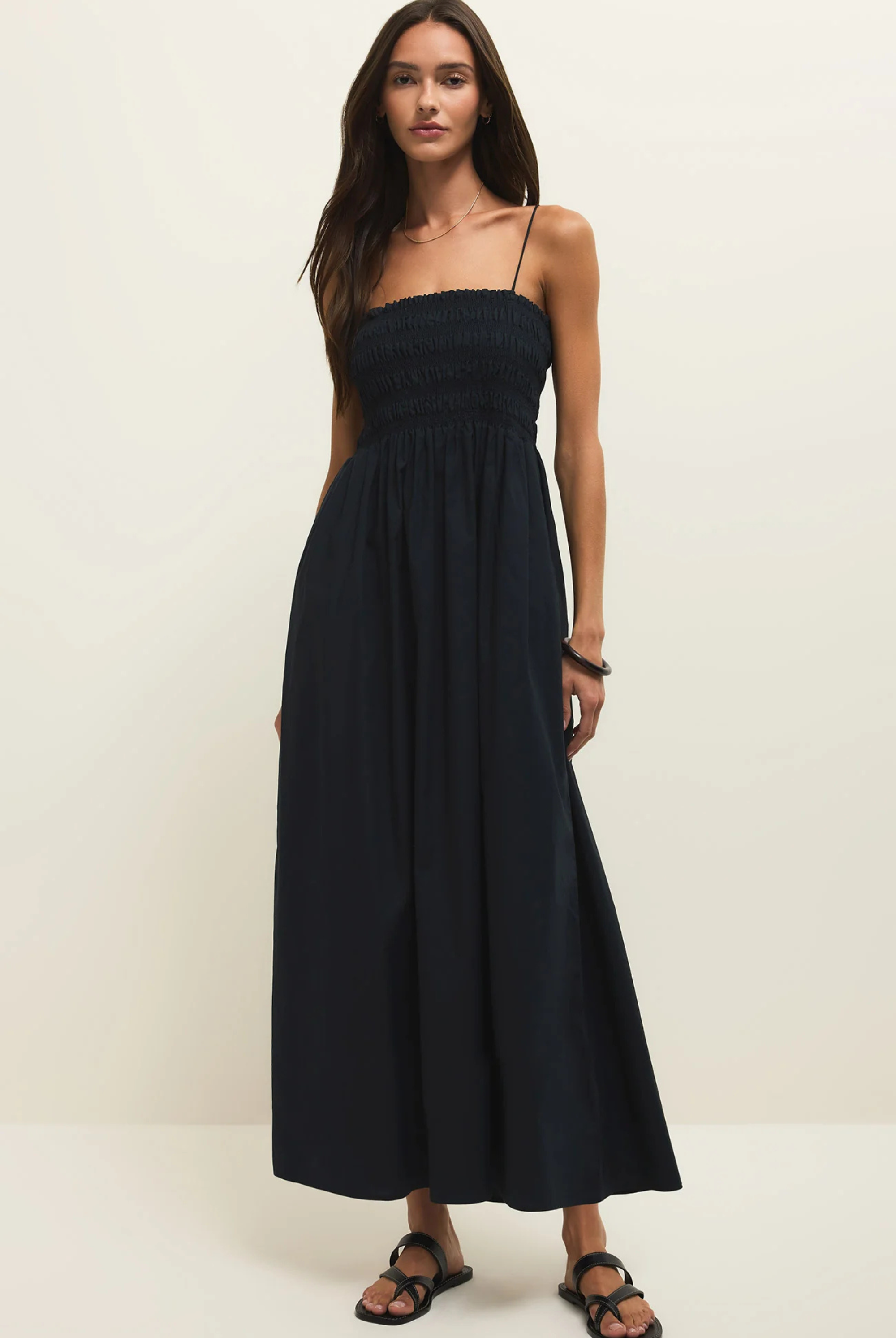 Cornelia Poplin Midi Dress-One Pieces-Vixen Collection, Day Spa and Women's Boutique Located in Seattle, Washington