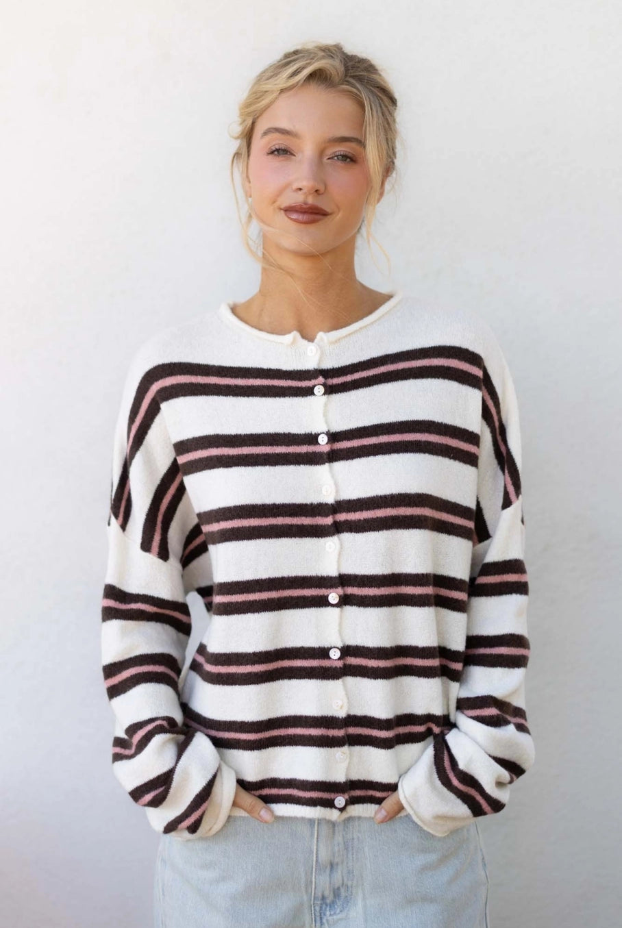 Varsity Piper Cardigan-Tops-Vixen Collection, Day Spa and Women's Boutique Located in Seattle, Washington