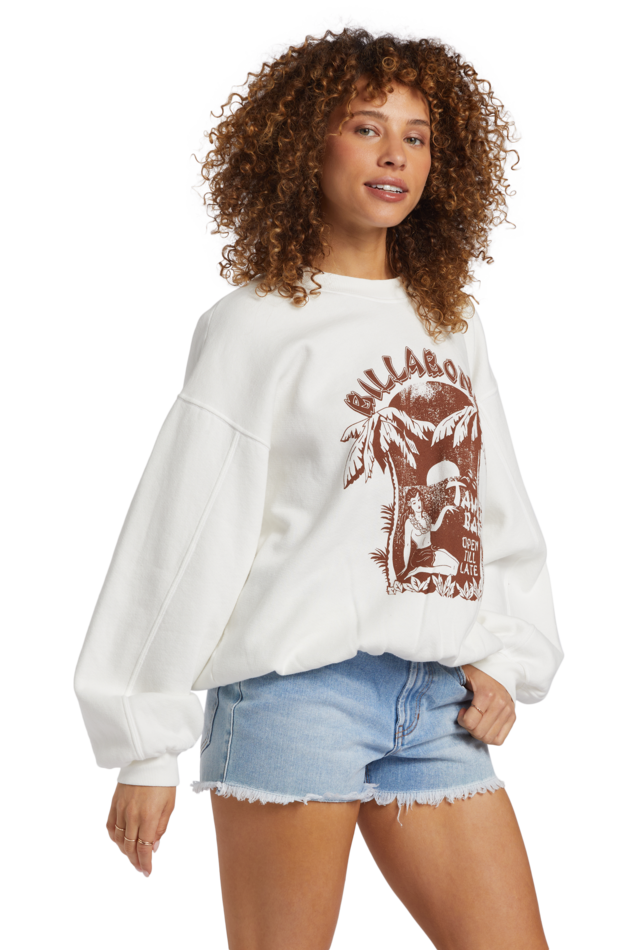 Aloha Kendal Crew-Sweaters-Vixen Collection, Day Spa and Women's Boutique Located in Seattle, Washington