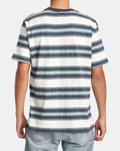 Polanco Stripe Tee, Antique White-Men's Tops-Vixen Collection, Day Spa and Women's Boutique Located in Seattle, Washington