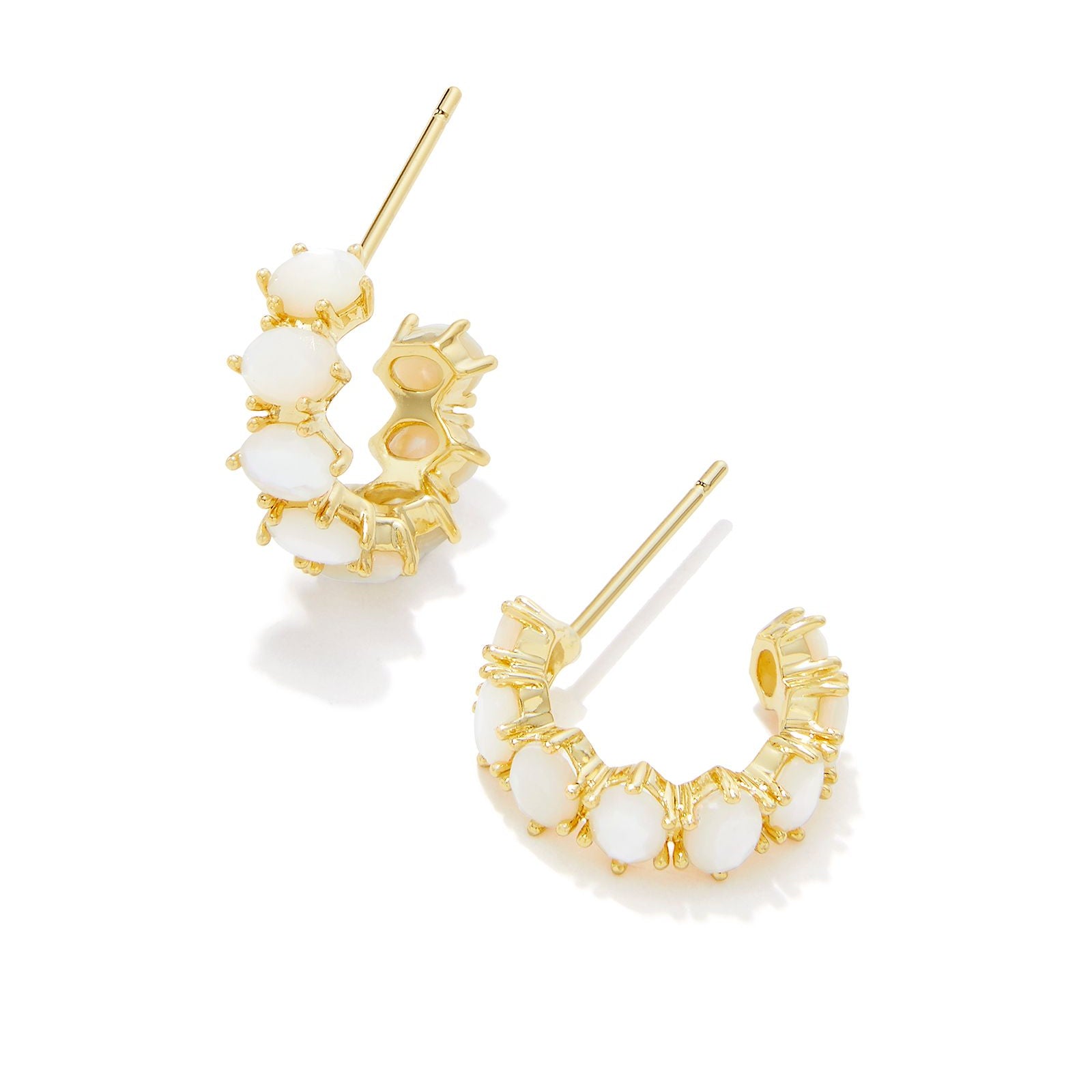 Cailin Crystal Huggie Earrings-Earrings-Vixen Collection, Day Spa and Women's Boutique Located in Seattle, Washington