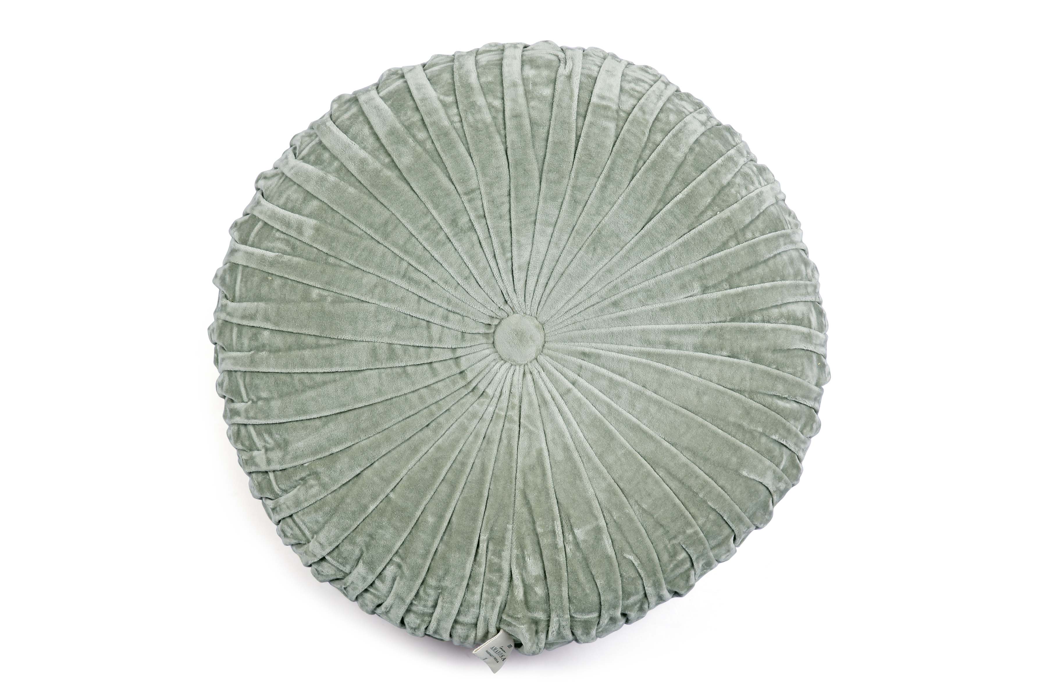 Velvet Round Handmade Pillow-Pillows-Vixen Collection, Day Spa and Women's Boutique Located in Seattle, Washington