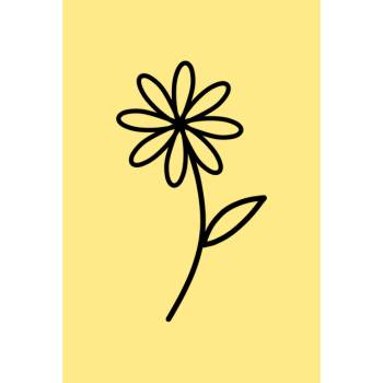 hand picked flower icon
