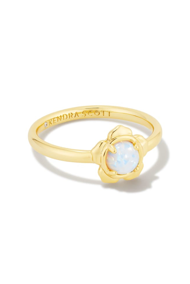 Susie Gold Band Ring-Rings-Vixen Collection, Day Spa and Women's Boutique Located in Seattle, Washington