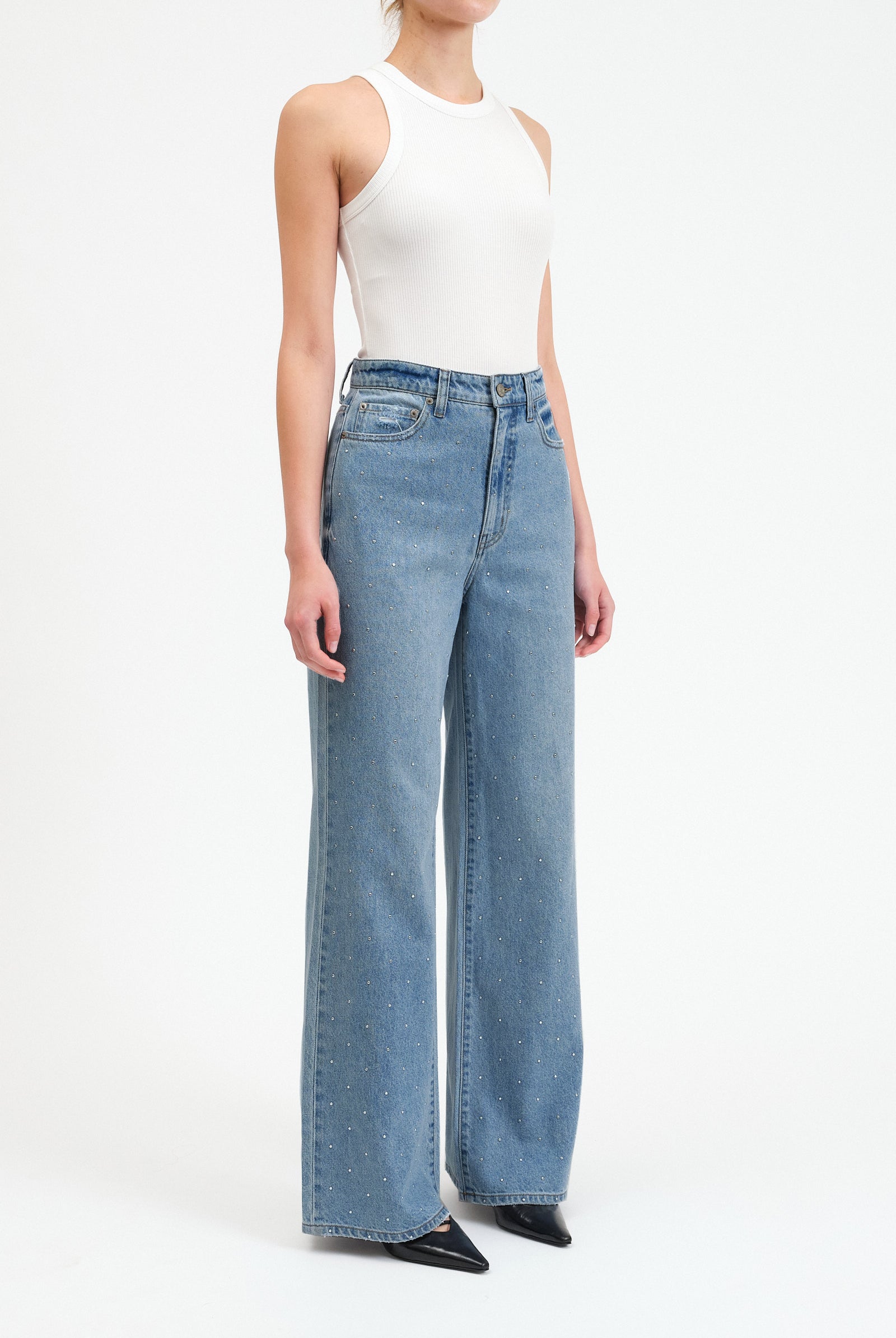 DAZE Far Out Wide Leg-Denim-Vixen Collection, Day Spa and Women's Boutique Located in Seattle, Washington
