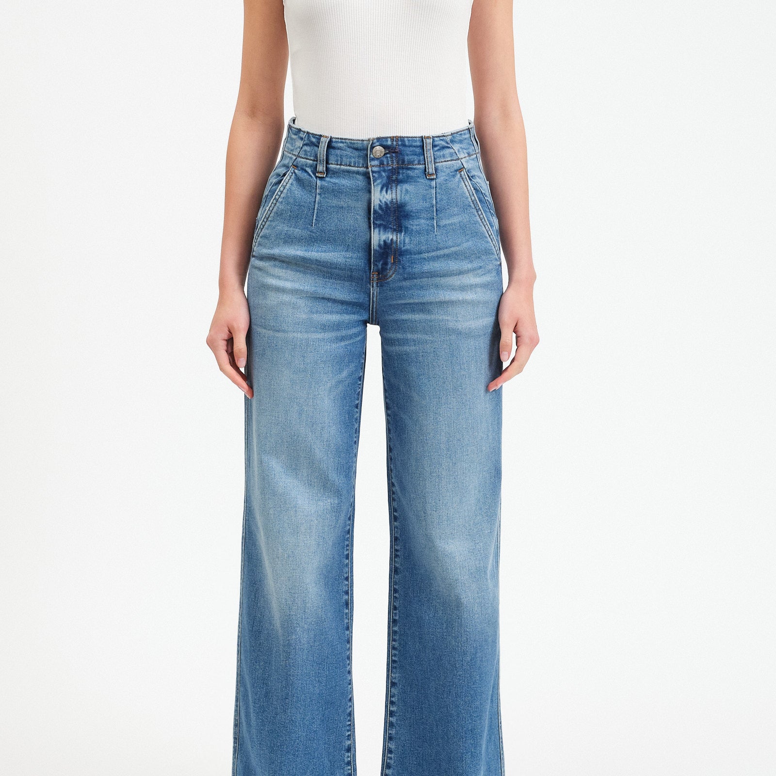 DAZE Far Out Wide Leg-Denim-Vixen Collection, Day Spa and Women's Boutique Located in Seattle, Washington