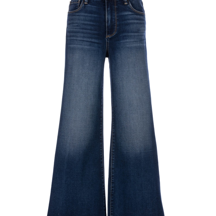 Kut from the Kloth Meg Raw Hem Wide Leg Jeans-Denim-Vixen Collection, Day Spa and Women's Boutique Located in Seattle, Washington