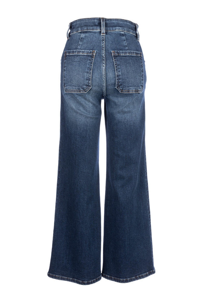 Meg High Waist Wide Leg Jeans-Denim-Vixen Collection, Day Spa and Women's Boutique Located in Seattle, Washington