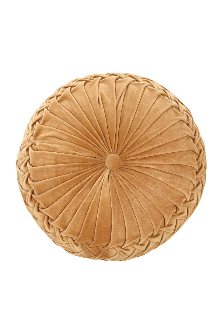 Velvet Round Handmade Pillow-Pillows-Vixen Collection, Day Spa and Women's Boutique Located in Seattle, Washington