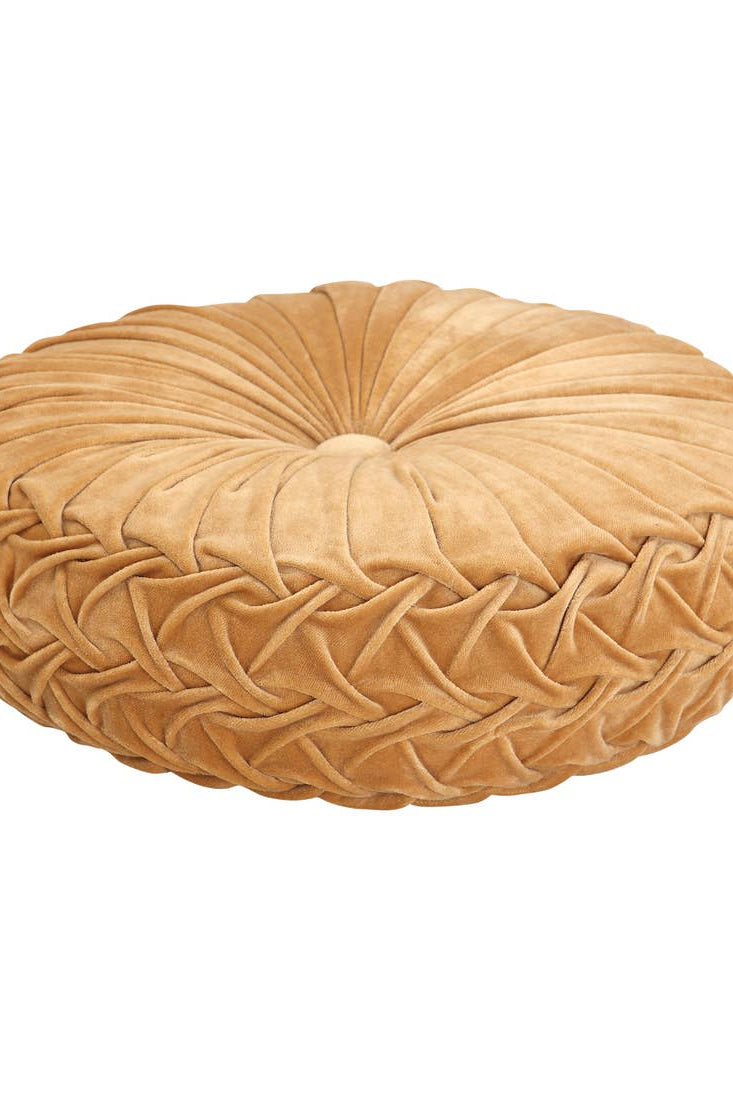 Velvet Round Handmade Pillow-Pillows-Vixen Collection, Day Spa and Women's Boutique Located in Seattle, Washington