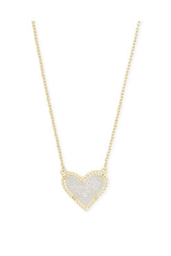 Ari Heart Pendant Necklace-Necklaces-Vixen Collection, Day Spa and Women's Boutique Located in Seattle, Washington