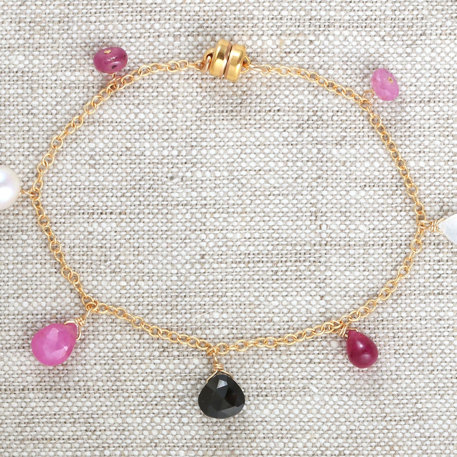 Gold Magnetic Bracelet-Bracelets-Vixen Collection, Day Spa and Women's Boutique Located in Seattle, Washington