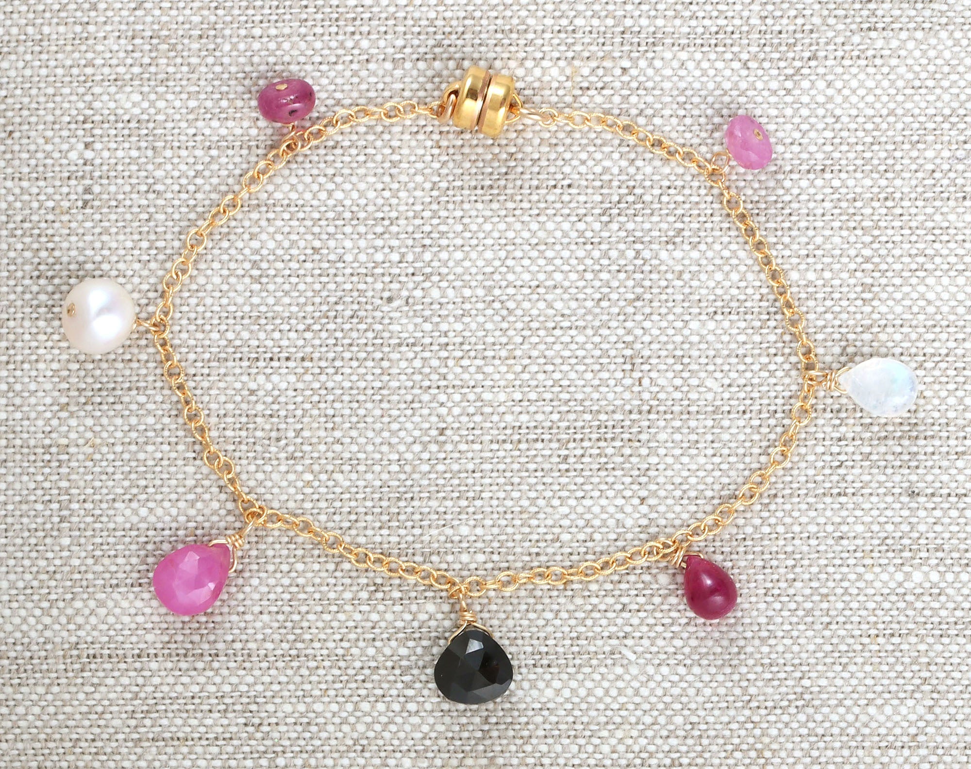 Gold Magnetic Bracelet-Bracelets-Vixen Collection, Day Spa and Women's Boutique Located in Seattle, Washington