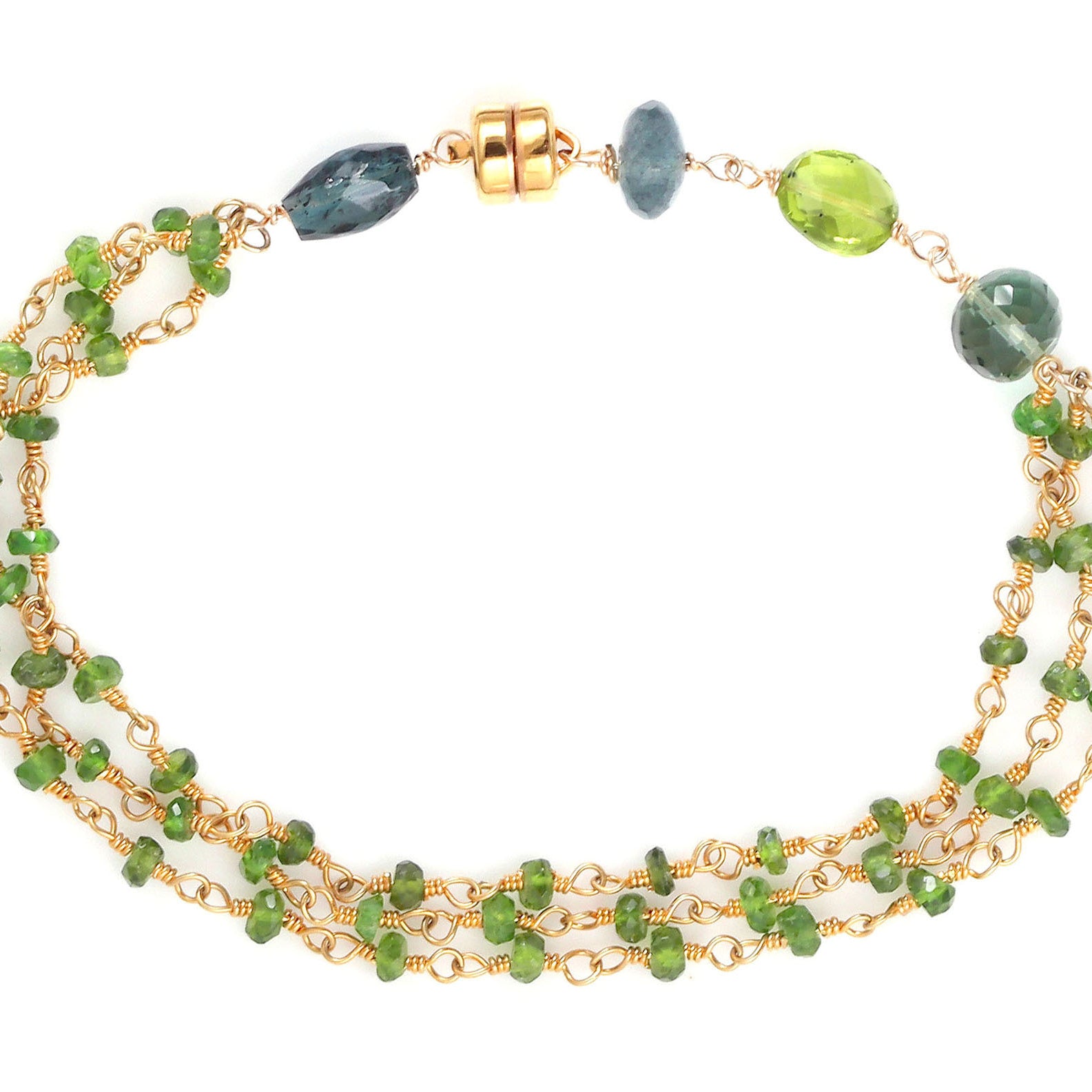 Gold Magnetic Bracelet-Bracelets-Vixen Collection, Day Spa and Women's Boutique Located in Seattle, Washington