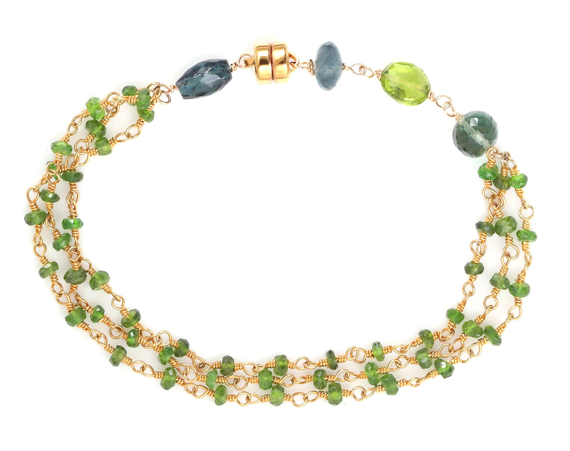 Gold Magnetic Bracelet-Bracelets-Vixen Collection, Day Spa and Women's Boutique Located in Seattle, Washington