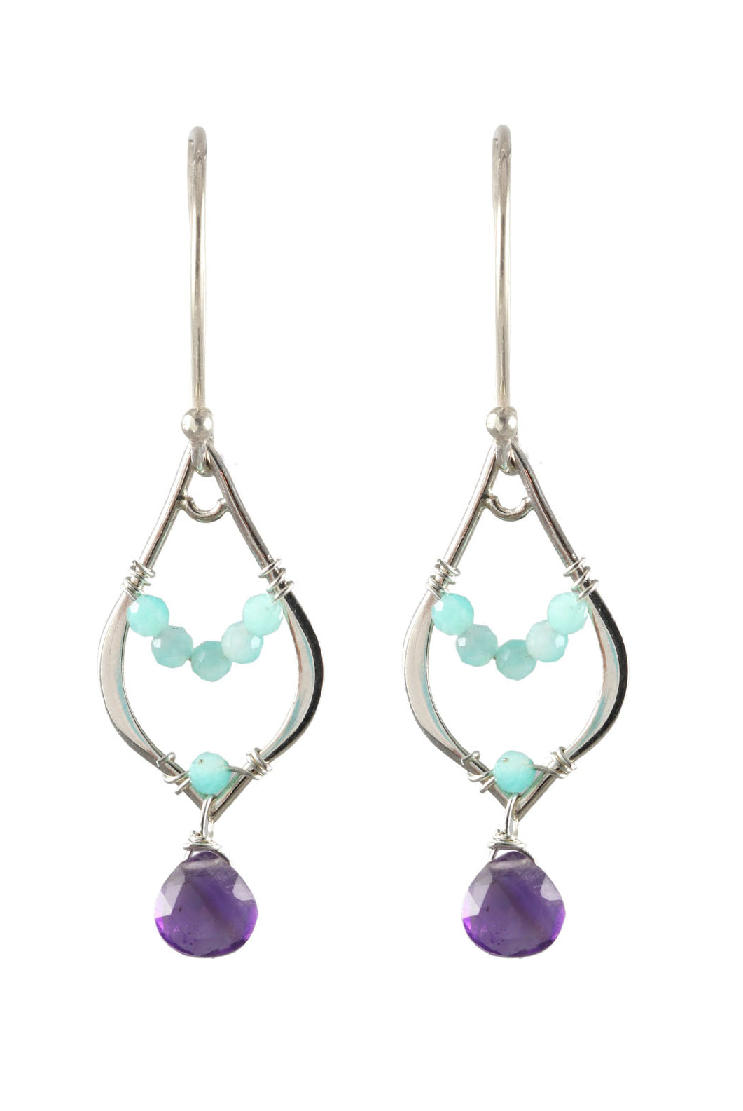 Alicia Van Fleteren Lucky Teardrop Earrings-Earrings-Vixen Collection, Day Spa and Women's Boutique Located in Seattle, Washington