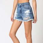 Hidden Finn High Rise Shorts-Shorts-Vixen Collection, Day Spa and Women's Boutique Located in Seattle, Washington