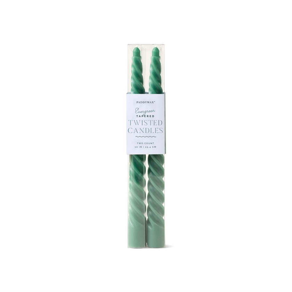 Twisted Flickering Taper 10"-Home Fragrances-Vixen Collection, Day Spa and Women's Boutique Located in Seattle, Washington