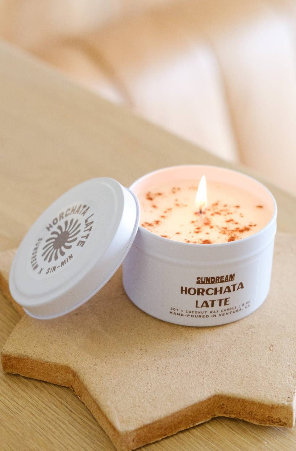 Horchata Latte 8oz Candle-Home Fragrances-Vixen Collection, Day Spa and Women's Boutique Located in Seattle, Washington